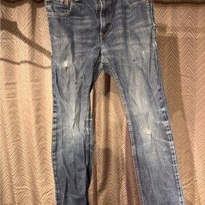 Levi's Distressed Blue Skinny Jeans